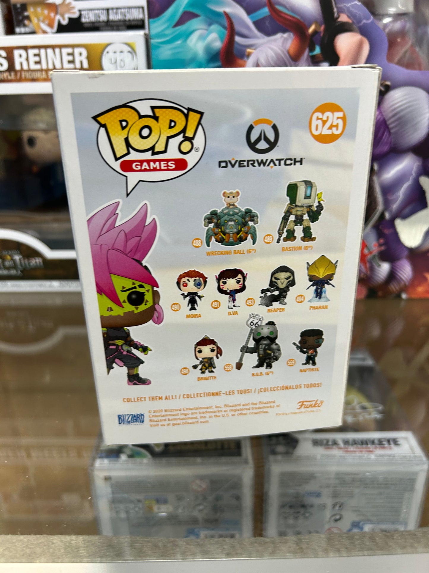 **NOT MINT** FUNKO POP! GAMES Sombra #625 GITD Funko Exclusive