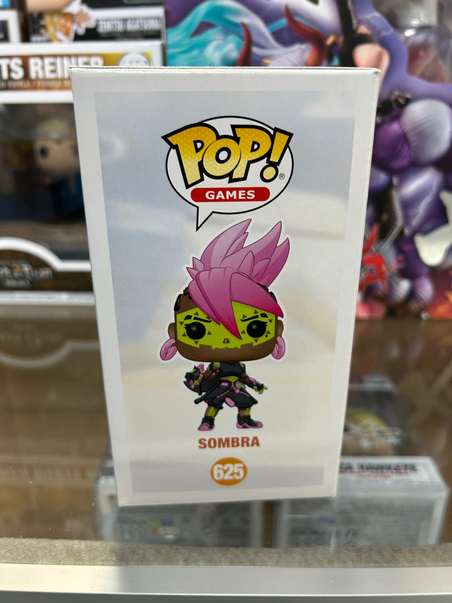 **NOT MINT** FUNKO POP! GAMES Sombra #625 GITD Funko Exclusive