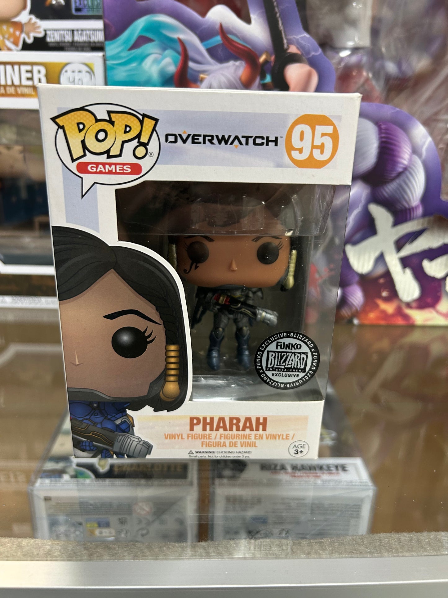 **NOT MINT** FUNKO POP! GAMES Pharah #95 Blizzard Exclusive