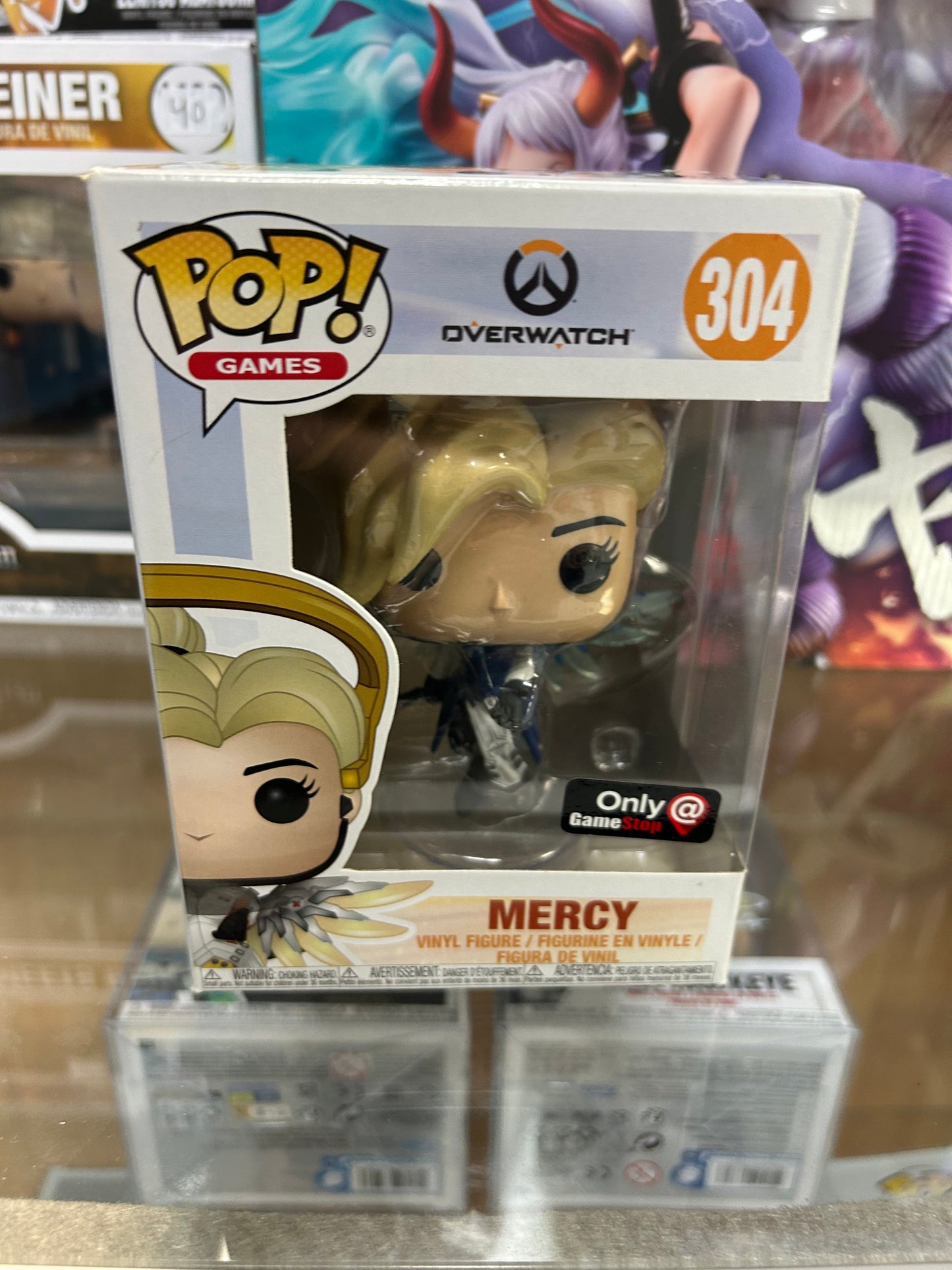 **NOT MINT** FUNKO POP! GAMES Mercy #304 Game Stop Exclusive