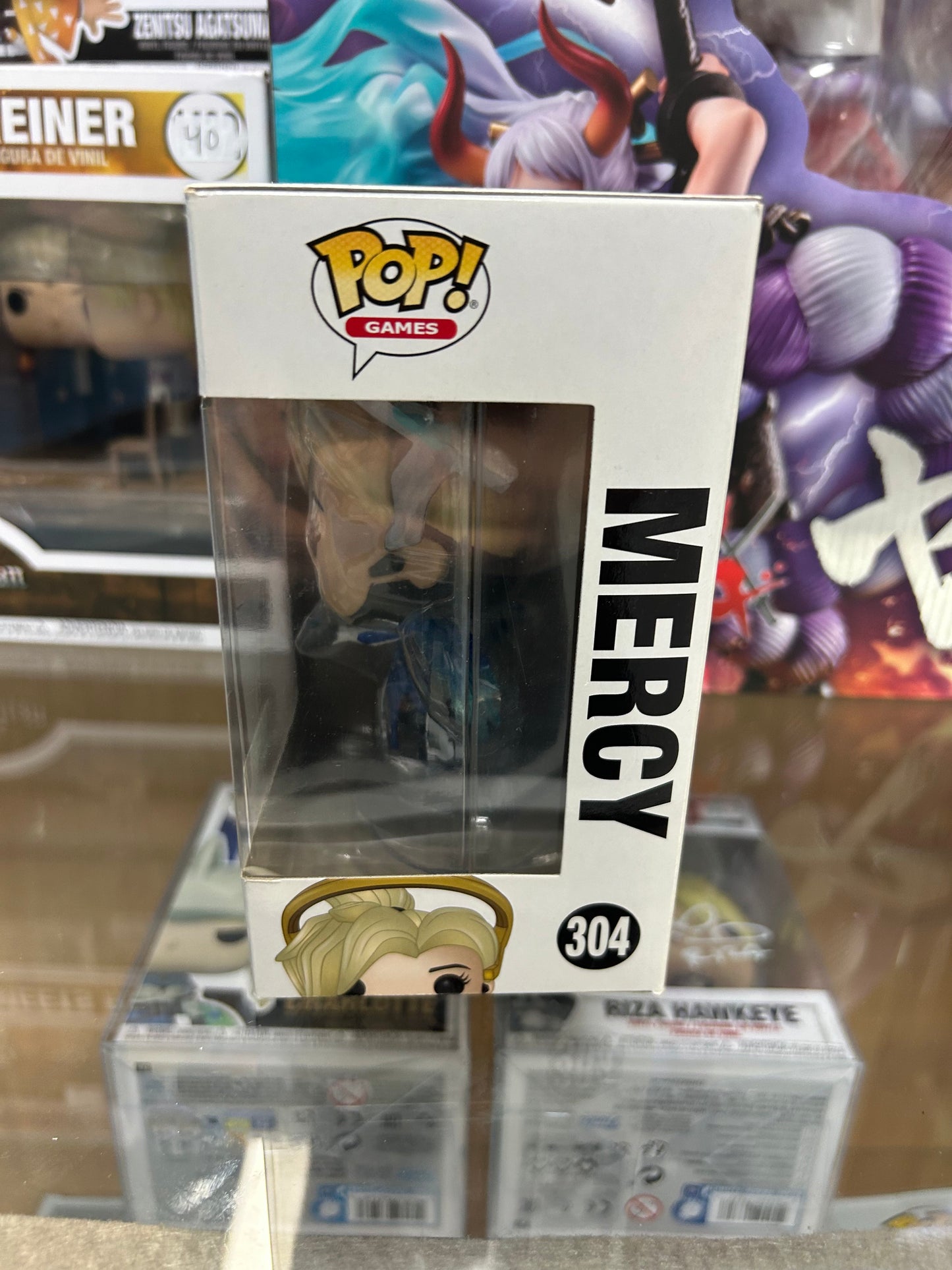 **NOT MINT** FUNKO POP! GAMES Mercy #304 Game Stop Exclusive