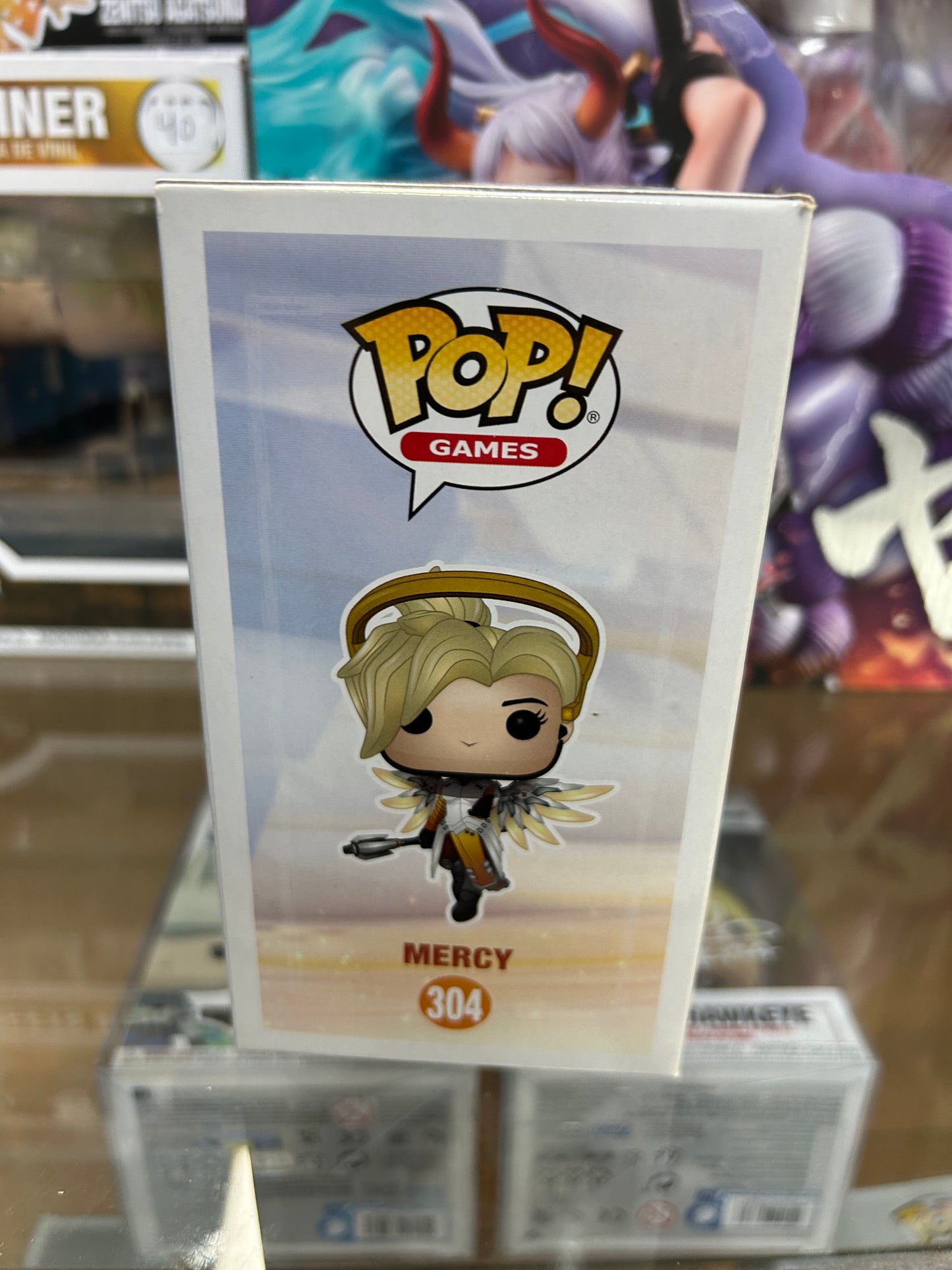 **NOT MINT** FUNKO POP! GAMES Mercy #304 Game Stop Exclusive