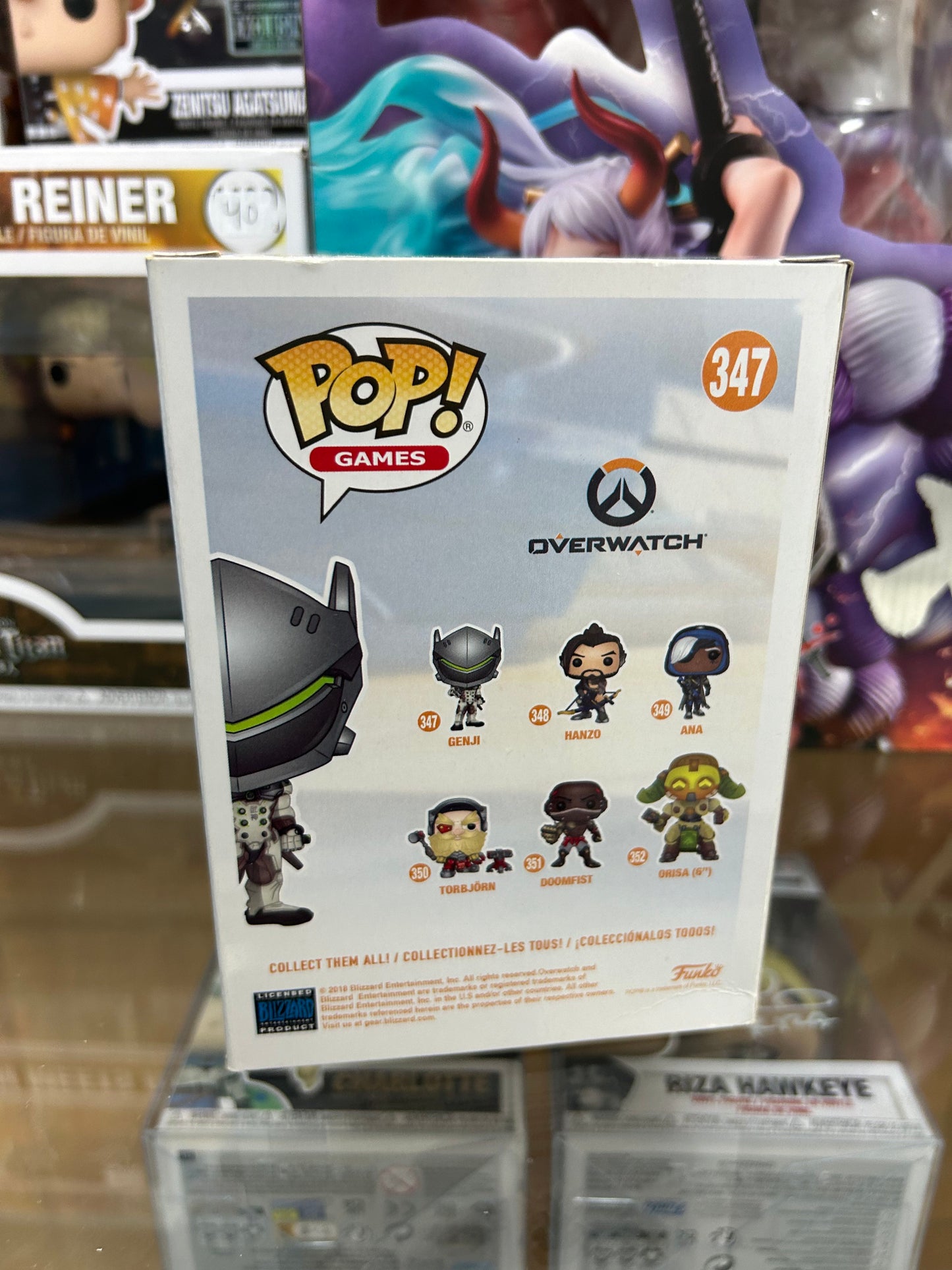 **NOT MINT** FUNKO POP! GAMES Genji #347