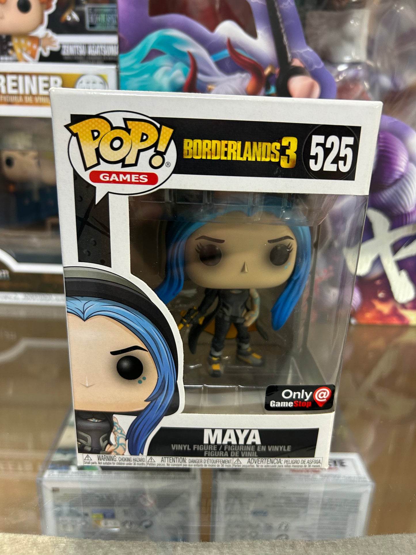 **NOT MINT**  FUNKO POP! GAMES Maya #525 Game Stop Exclusive