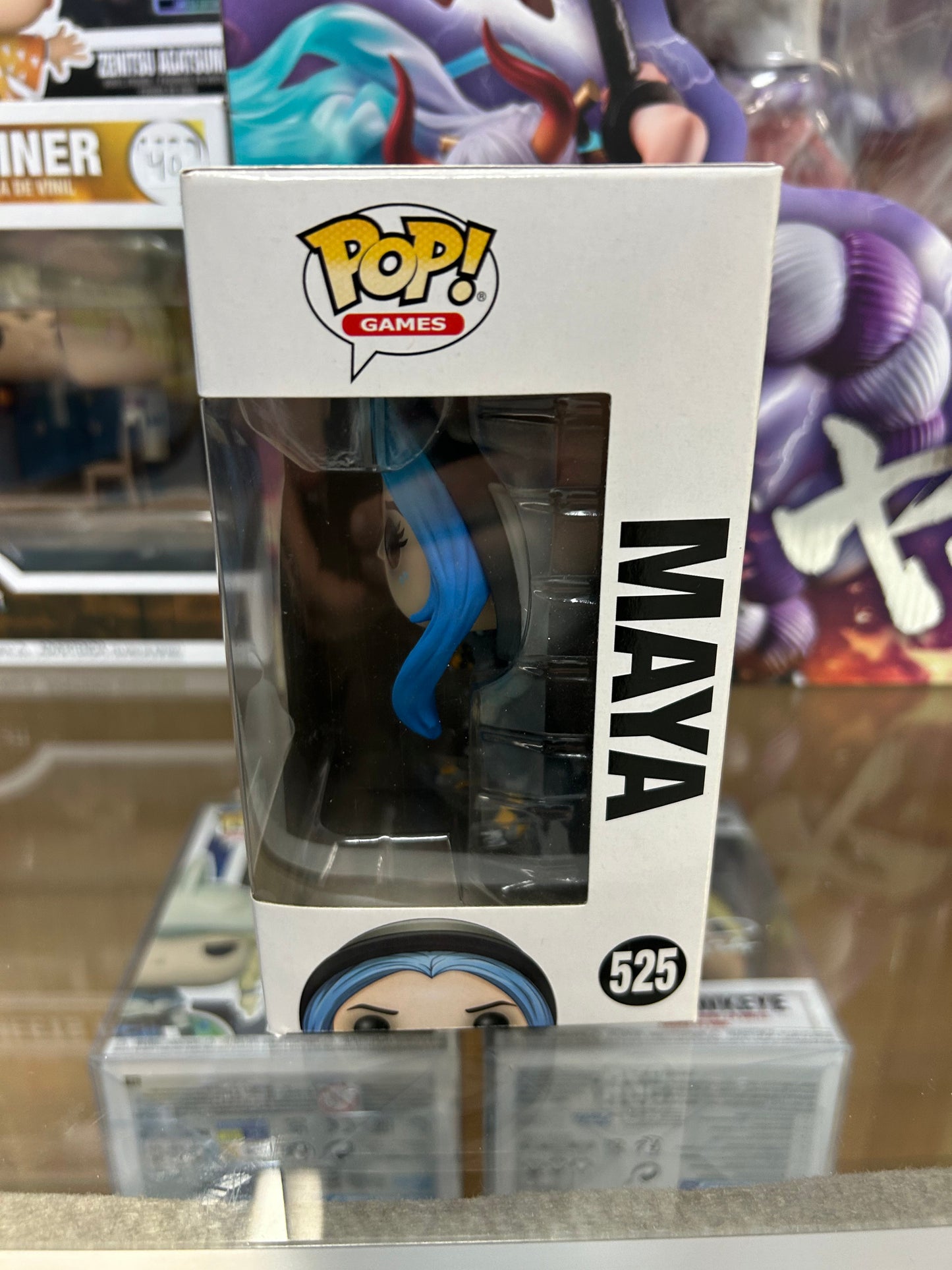 **NOT MINT**  FUNKO POP! GAMES Maya #525 Game Stop Exclusive