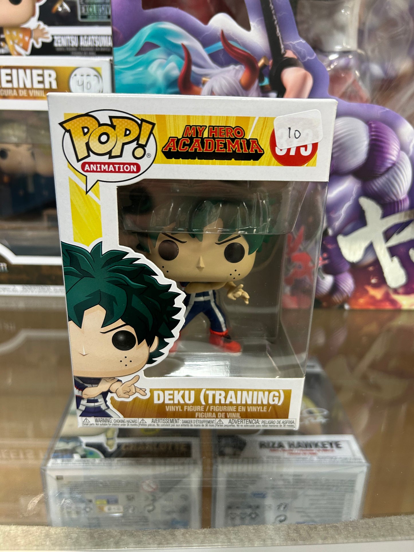 **NOT MINT**  FUNKO POP! ANIMATION Deku (Training) #373