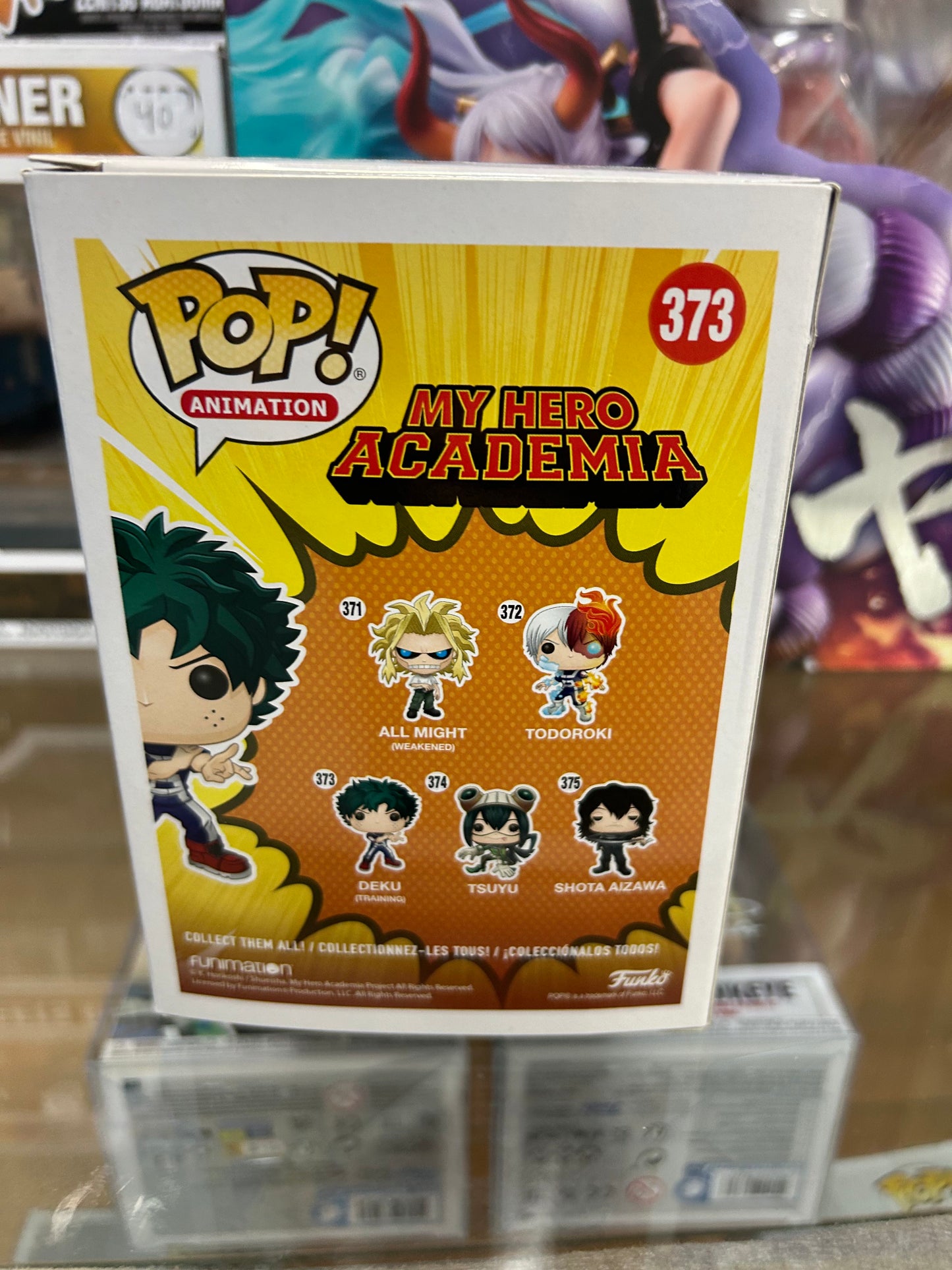 **NOT MINT**  FUNKO POP! ANIMATION Deku (Training) #373