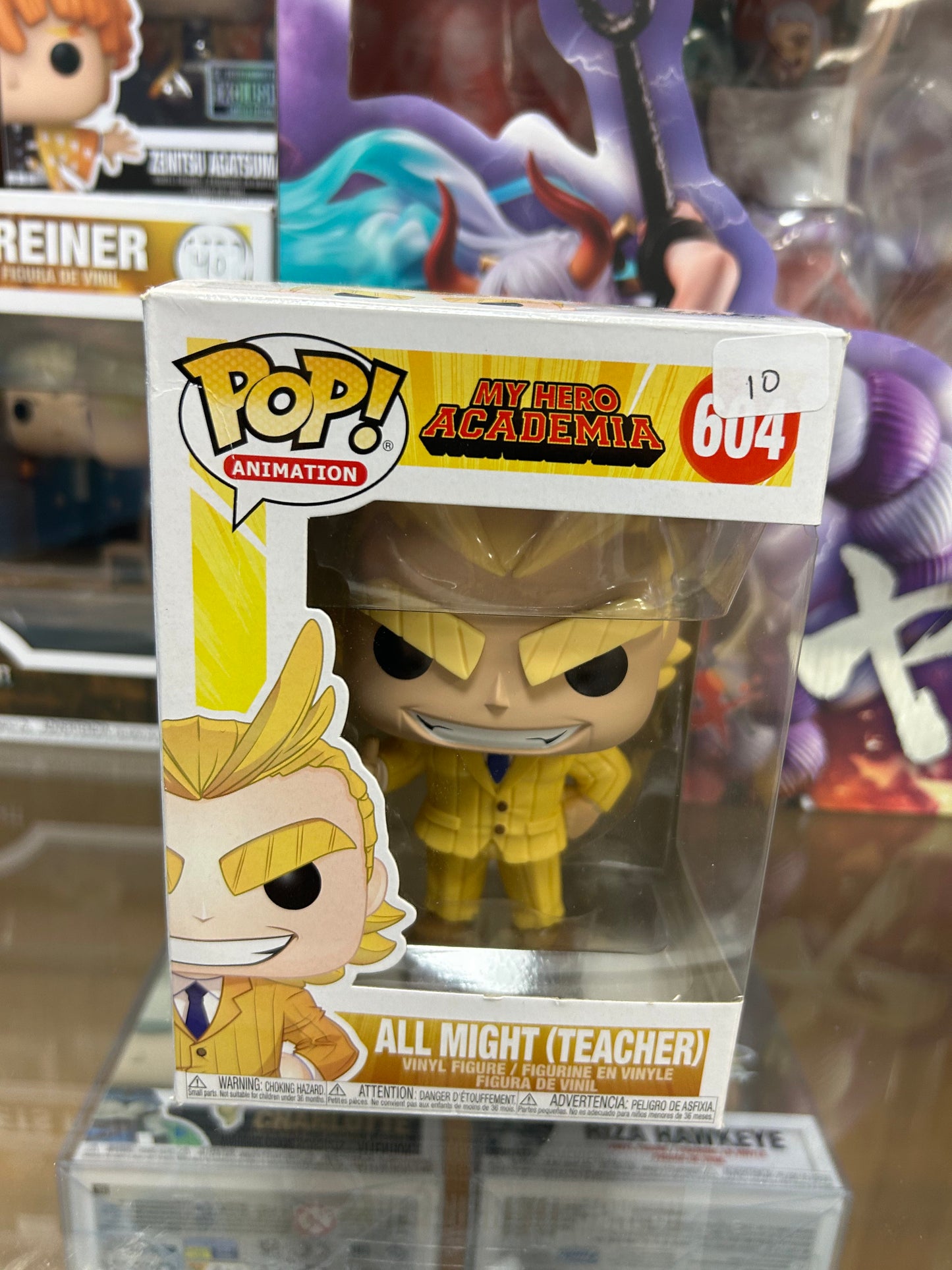 **NOT MINT** FUNKO POP! ANIMATION All Might (Teacher) #604