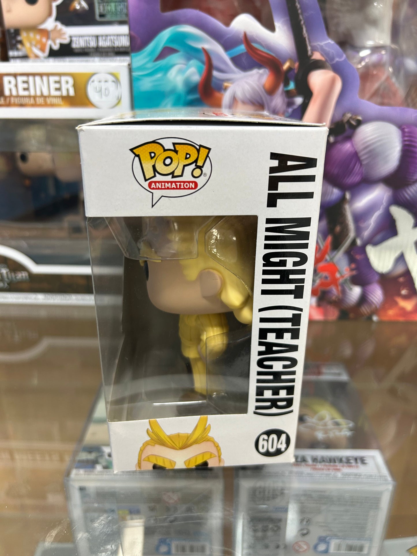 **NOT MINT** FUNKO POP! ANIMATION All Might (Teacher) #604