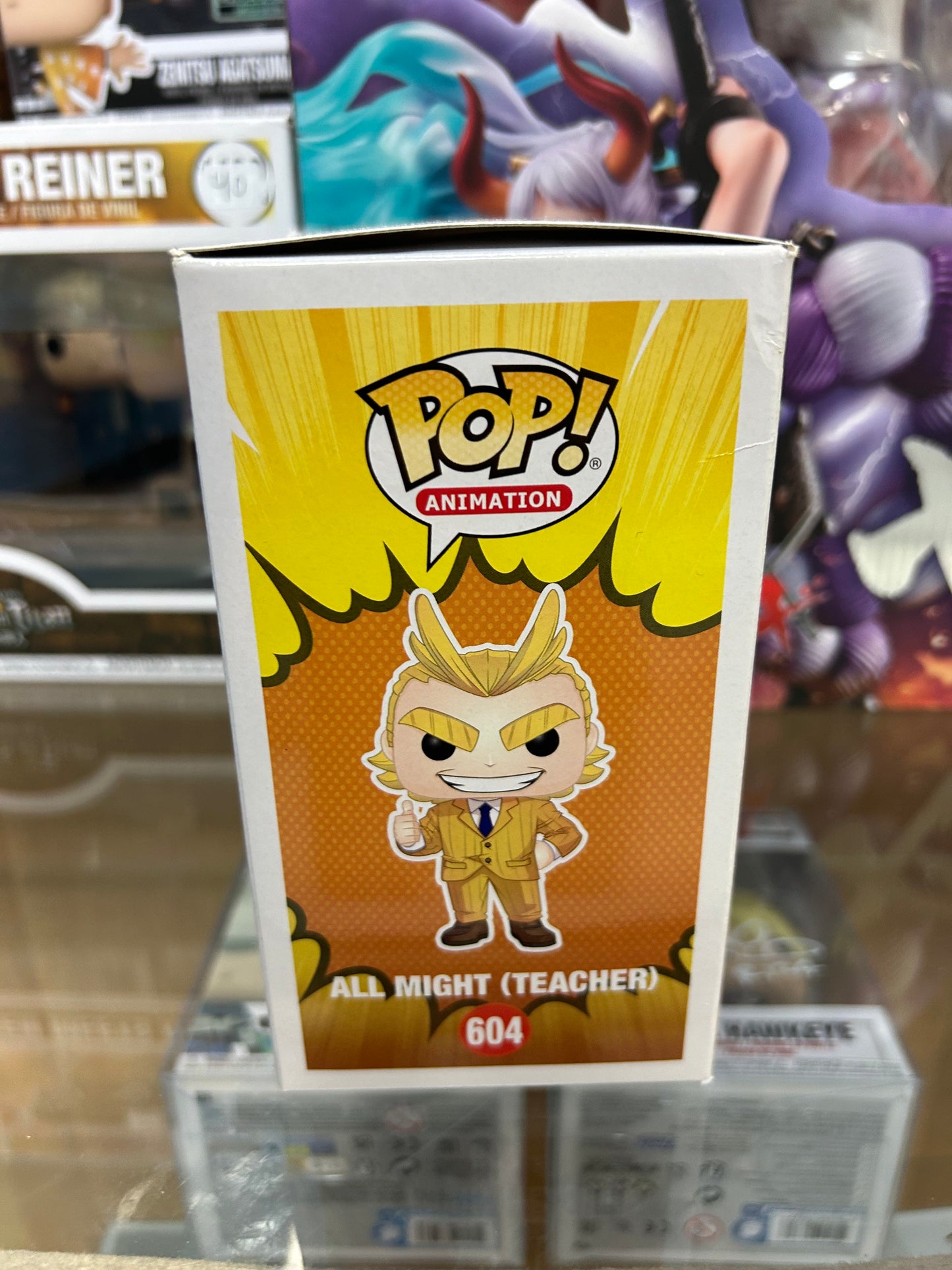 **NOT MINT** FUNKO POP! ANIMATION All Might (Teacher) #604