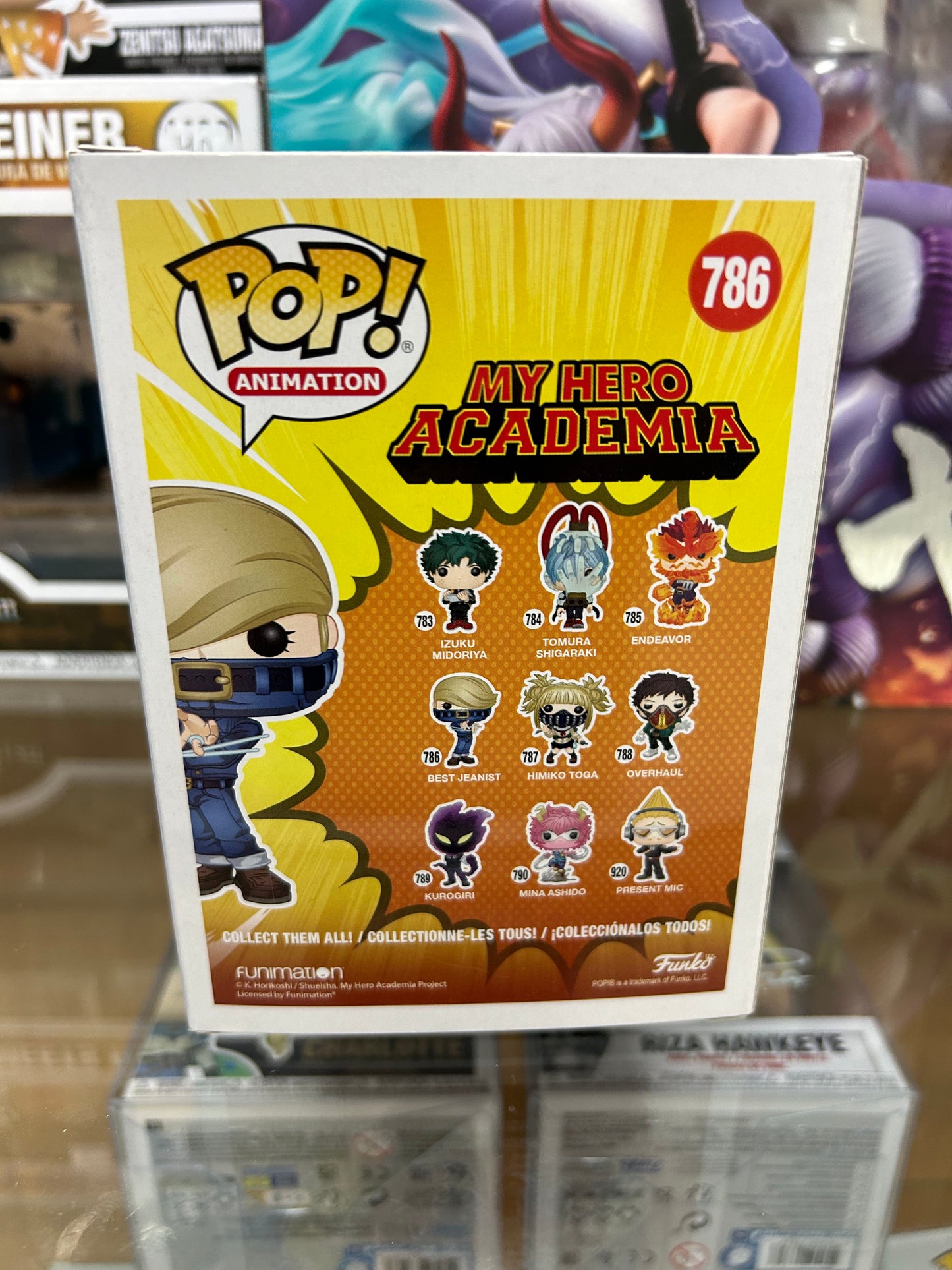 **NOT MINT** FUNKO POP! ANIMATION Best Jeanist #786