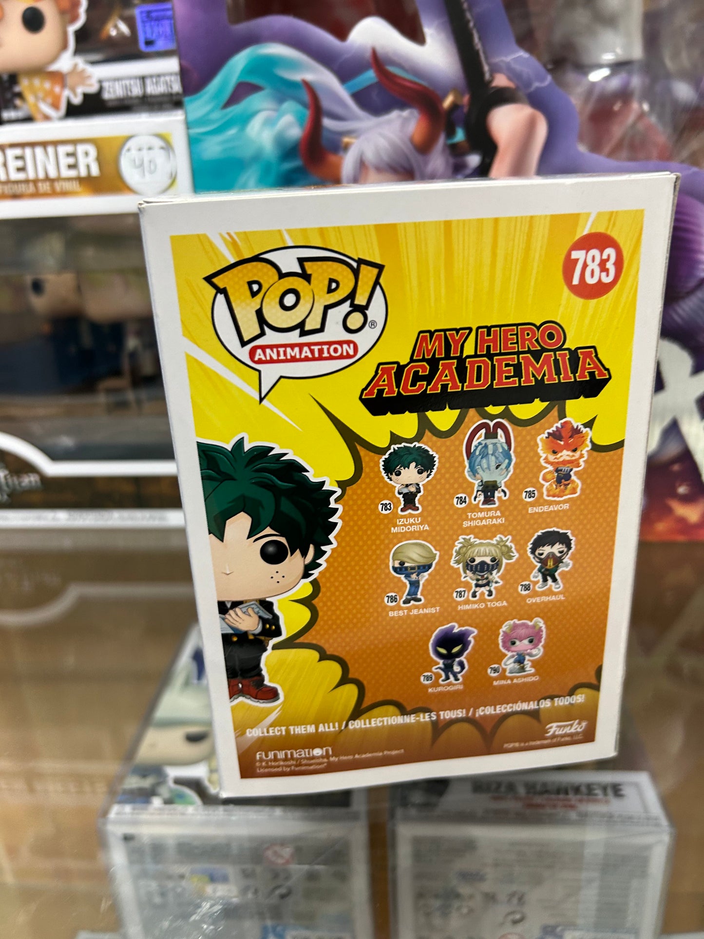 **NOT MINT**  FUNKO POP! ANIMATION Izuku Midoriya #783