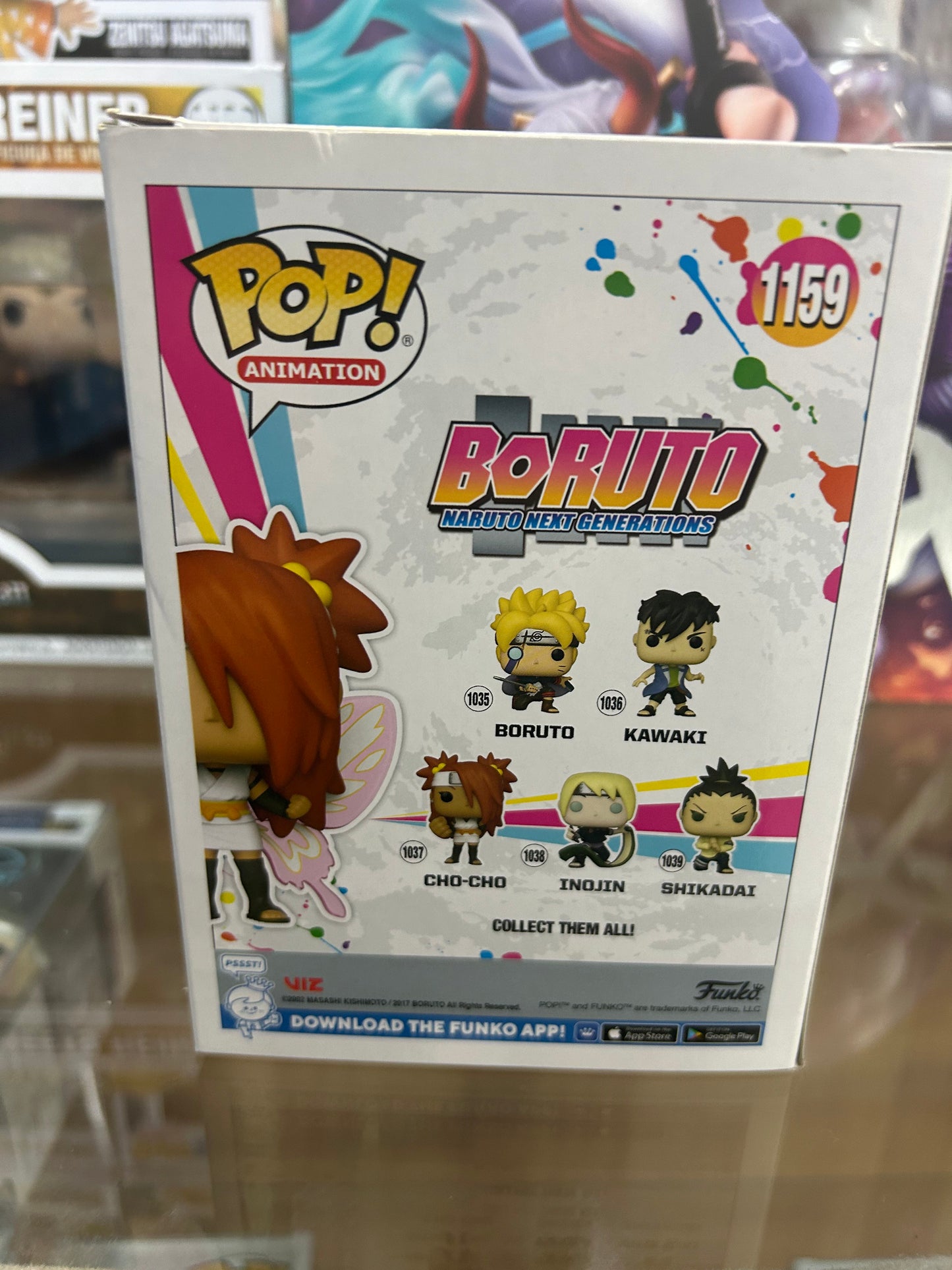 **NOT MINT** FUNKO POP! ANIMATION Cho-Cho #1159 Shared Sticker