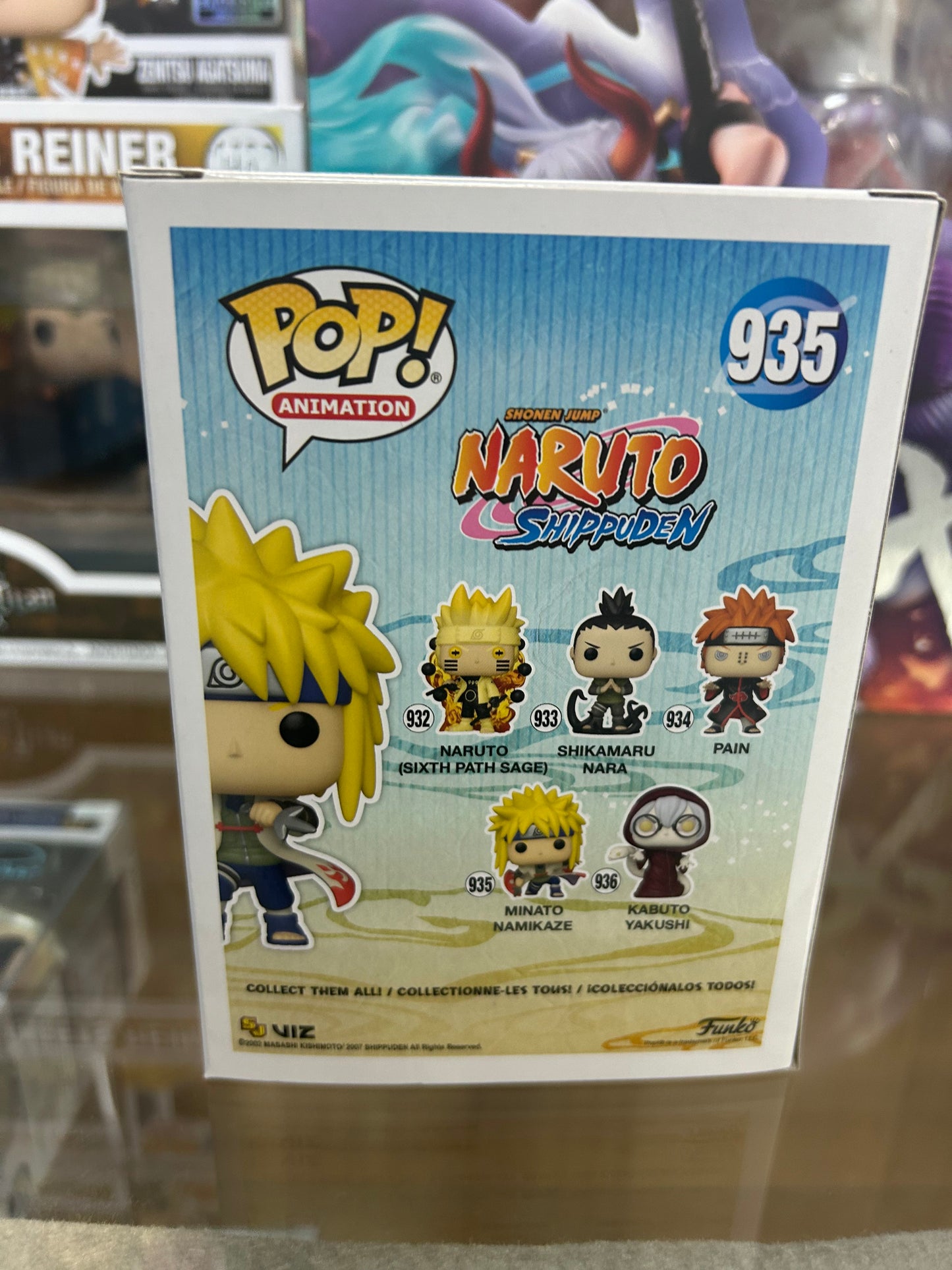 **NOT MINT**  FUNKO POP! ANIMATION Minato Namikaze #935 AAA Anime