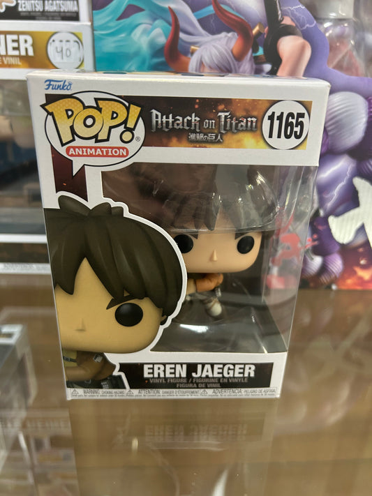 **NOT MINT**  FUNKO POP! ANIMATION Eren Jaeger #1165