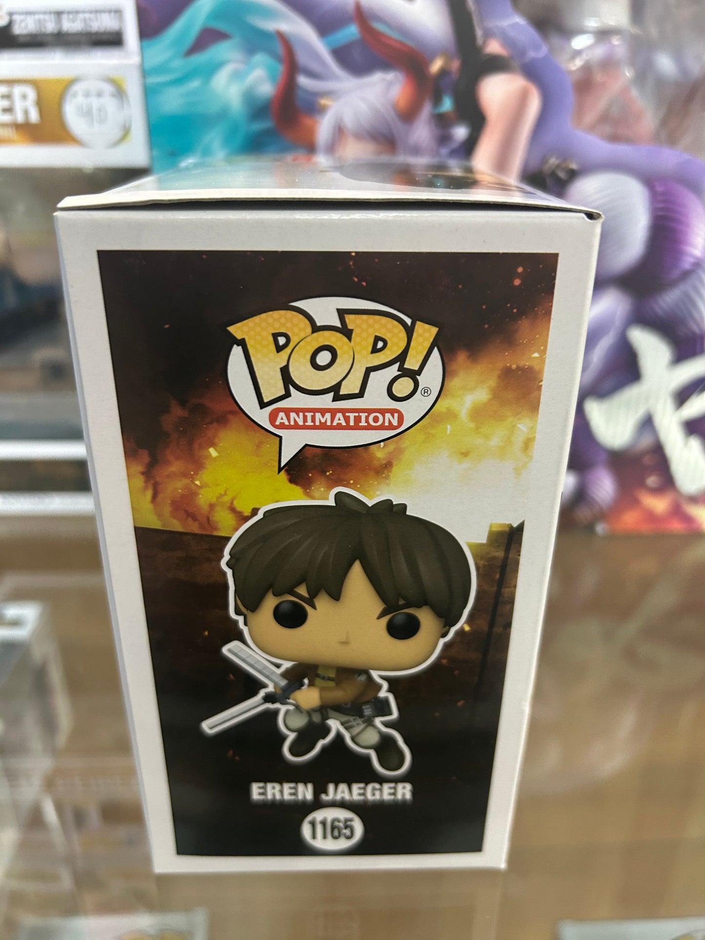 **NOT MINT**  FUNKO POP! ANIMATION Eren Jaeger #1165