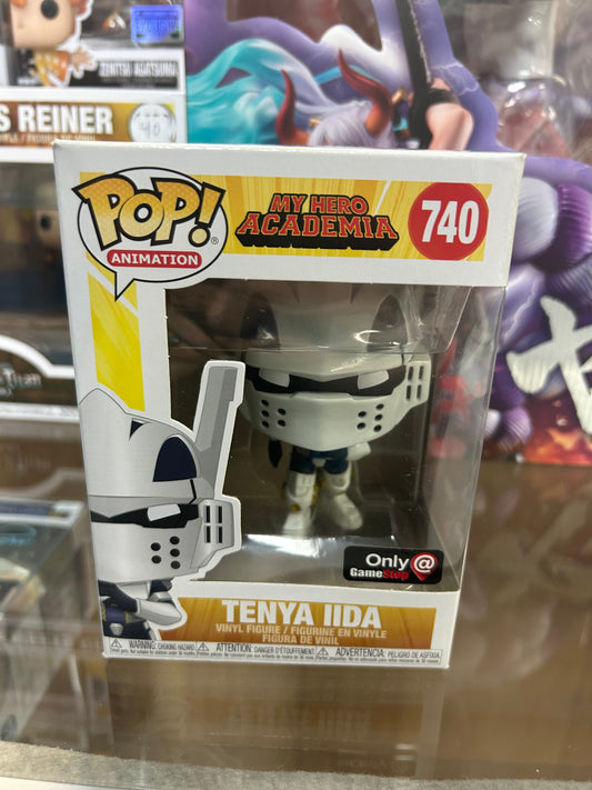 FUNKO POP! ANIMATION Tenya Iida #740 Game Stop Exclusive