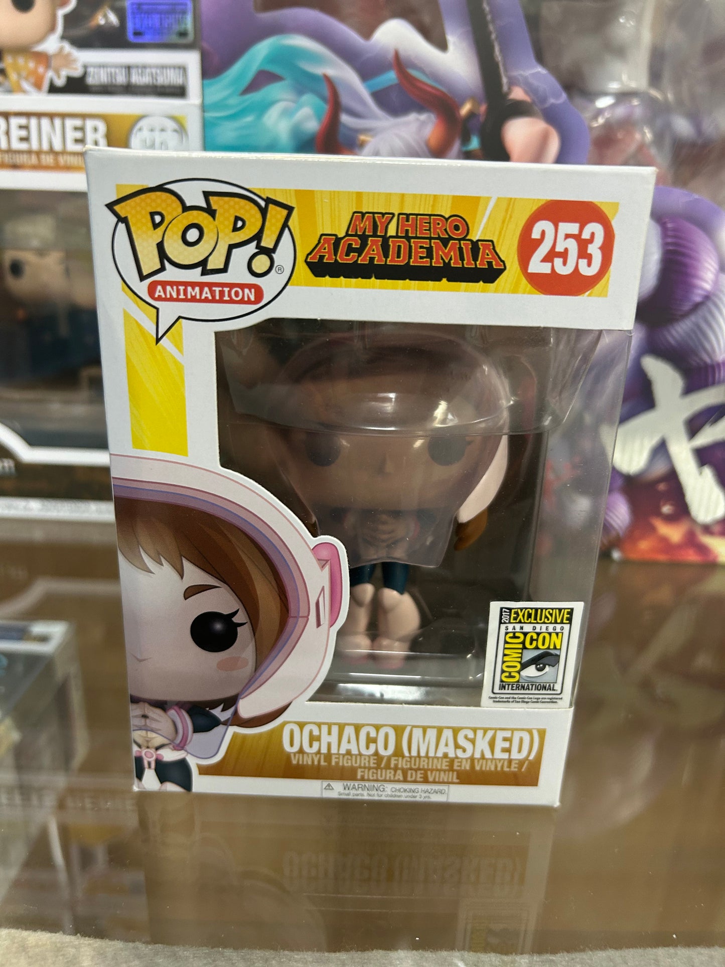 FUNKO POP! ANIMATION Ochaco (Masked) #253 SDCC 2017