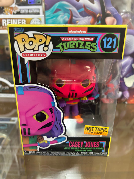 **NOT MINT** FUNKO POP! ANIMATION Casey Jones #121 HT Exclusive