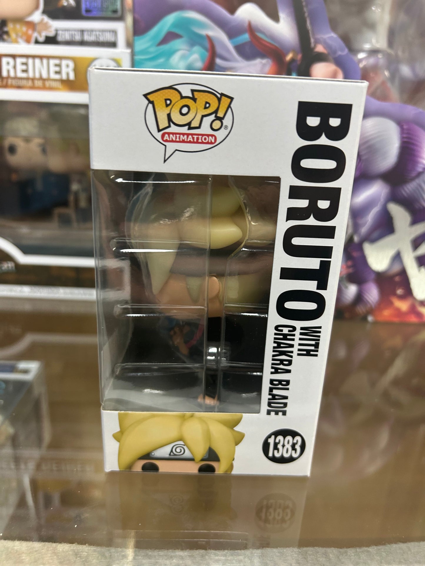 FUNKO POP! ANIMATION Boruto w/ Chakra Blade #1383 Glow Chase