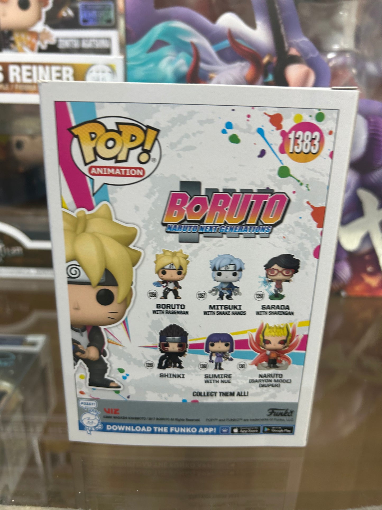 FUNKO POP! ANIMATION Boruto w/ Chakra Blade #1383 Glow Chase