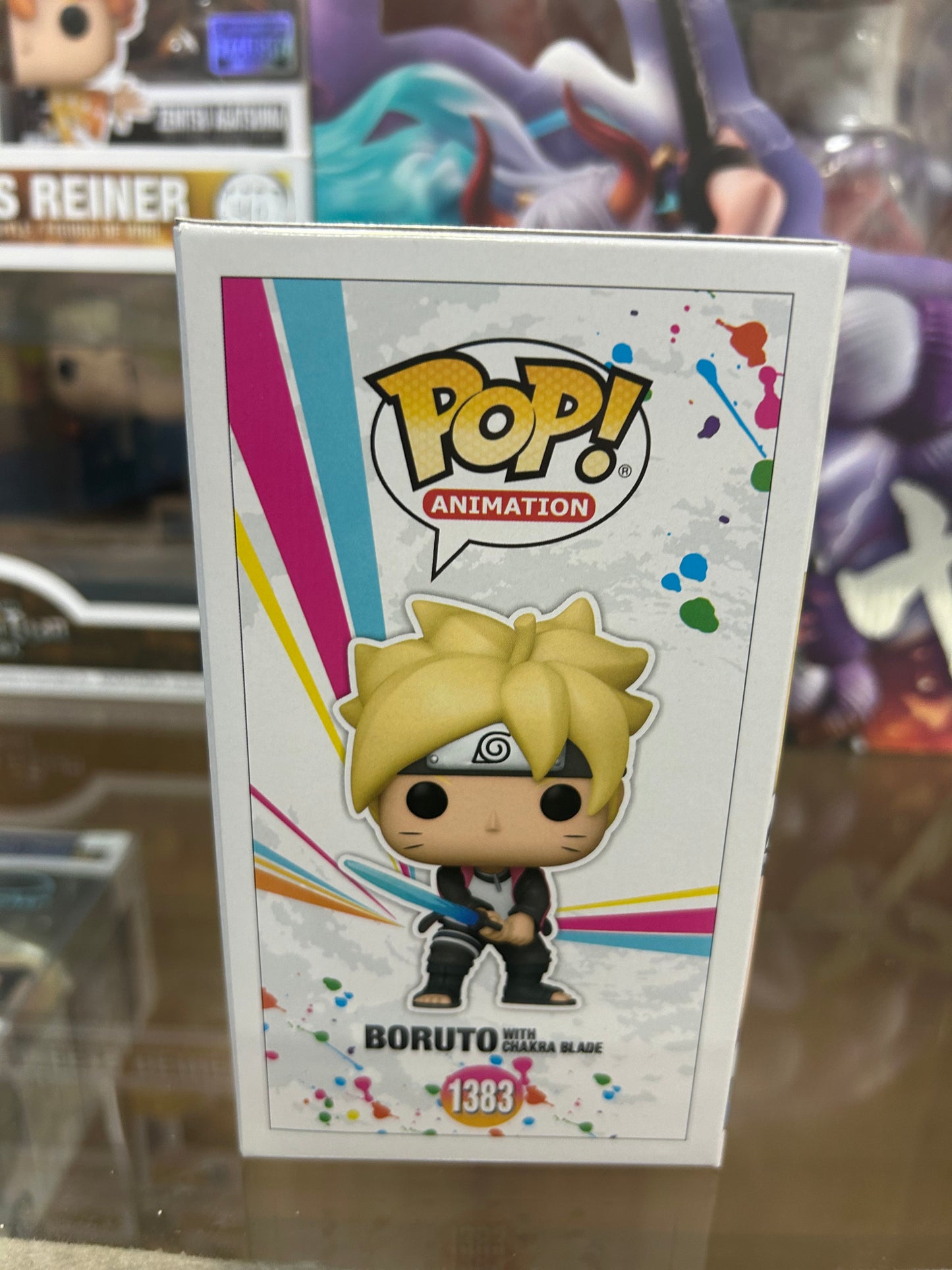 FUNKO POP! ANIMATION Boruto w/ Chakra Blade #1383 Glow Chase