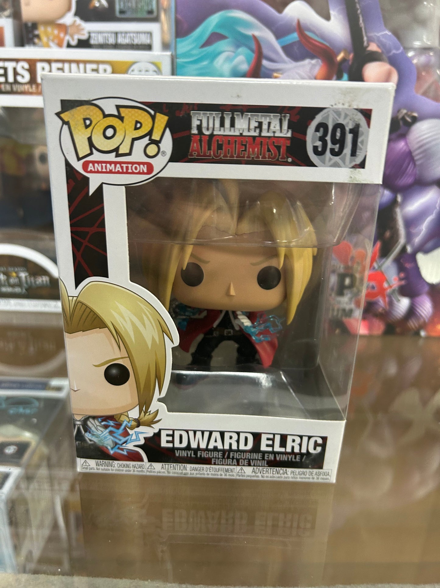 **NOT MINT**  FUNKO POP! ANIMATION Edward Elric #391