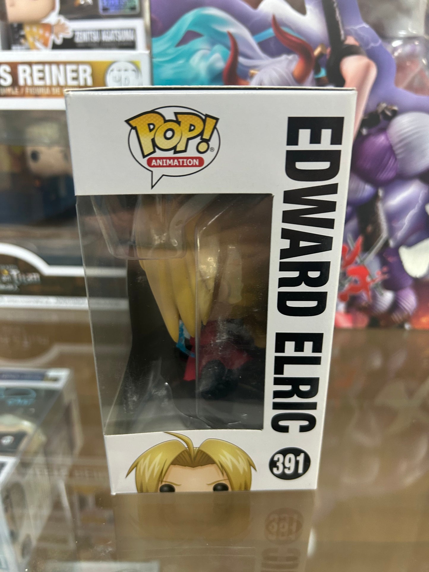 **NOT MINT**  FUNKO POP! ANIMATION Edward Elric #391