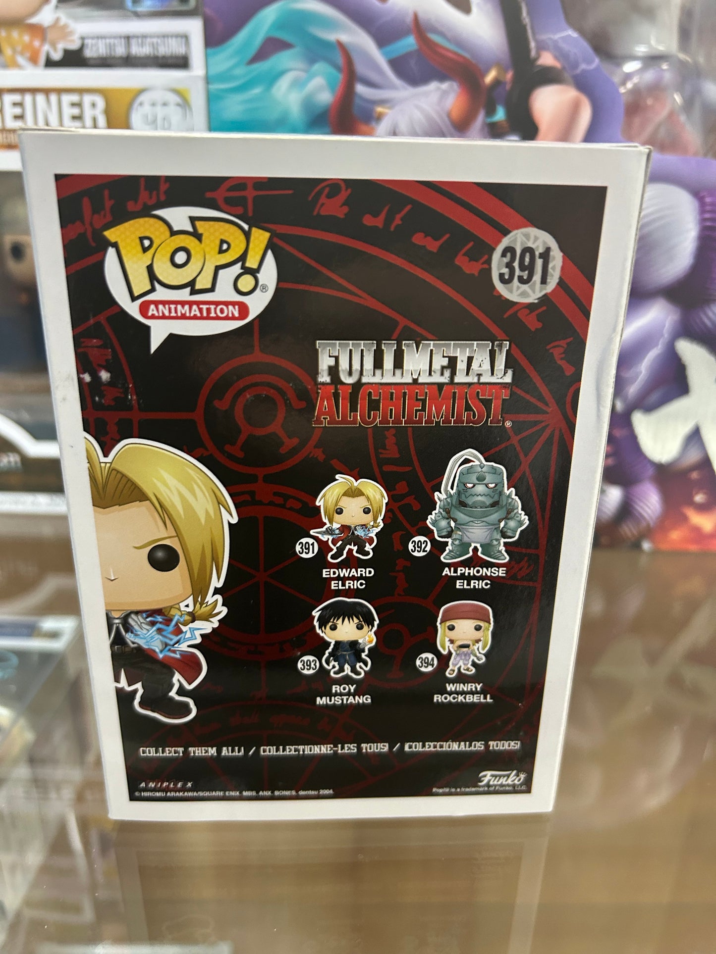 **NOT MINT**  FUNKO POP! ANIMATION Edward Elric #391