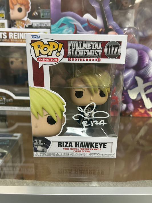 **Autograph / Signed** FUNKO POP! ANIMATION: Fullmetal Alchemist Riza Hawkeye **JSA CERTIFIED**