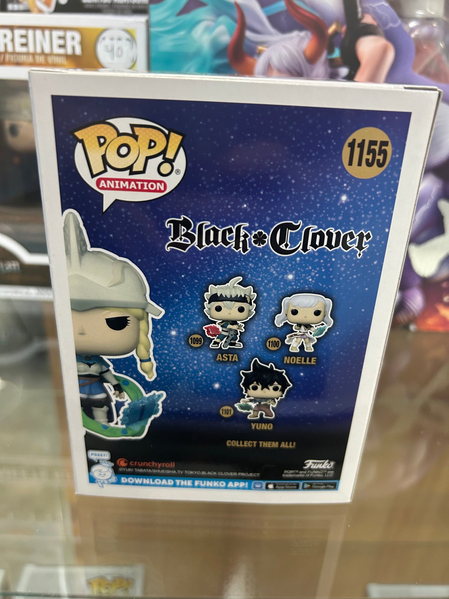 **Autograph / Signed** FUNKO POP! ANIMATION: Black Clover Charlotte Glow in the Dark **JSA CERTIFIED**