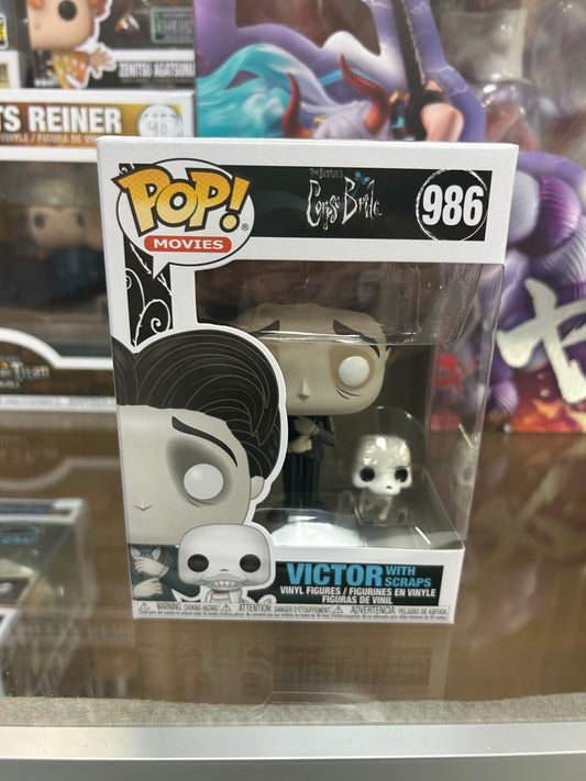 **NOT MINT**  FUNKO POP! MOVIES Victor W/ Scraps #986