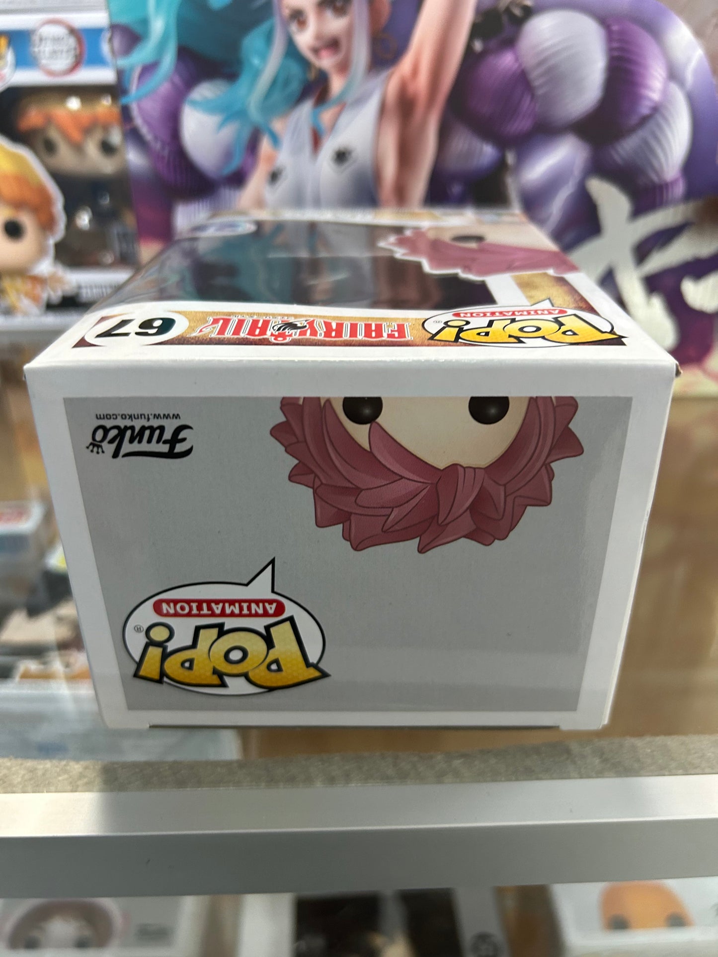 **NOT MINT**  FUNKO POP! ANIMATION Natsu #67 Chrome Funimation Exclusive