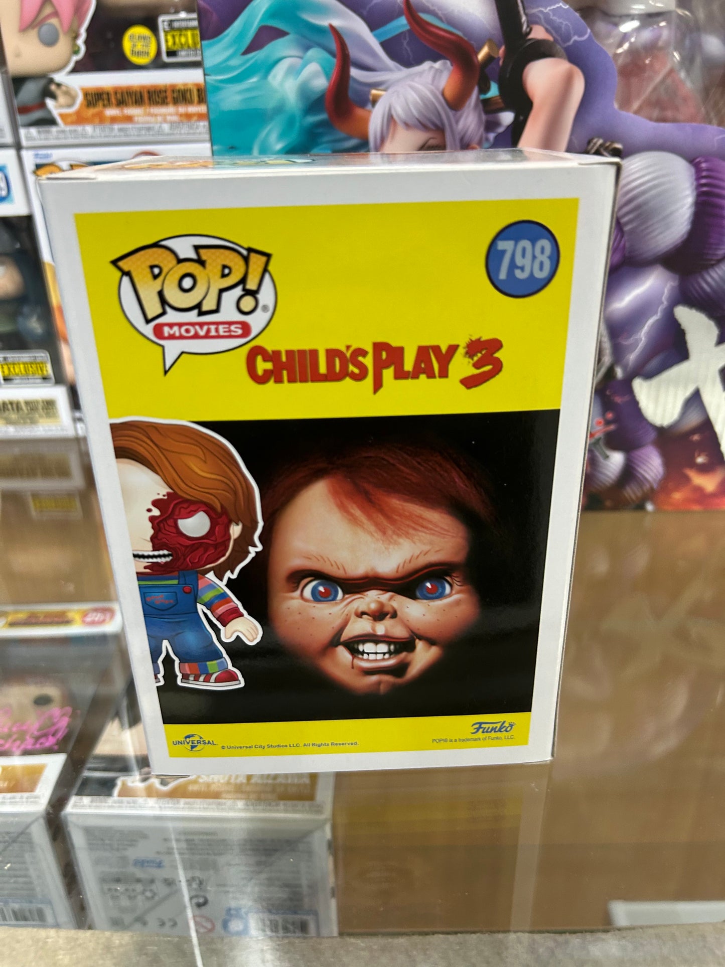 **NOT MINT**   FUNKO POP! MOVIES Chucky #798 Walmart Exclusive