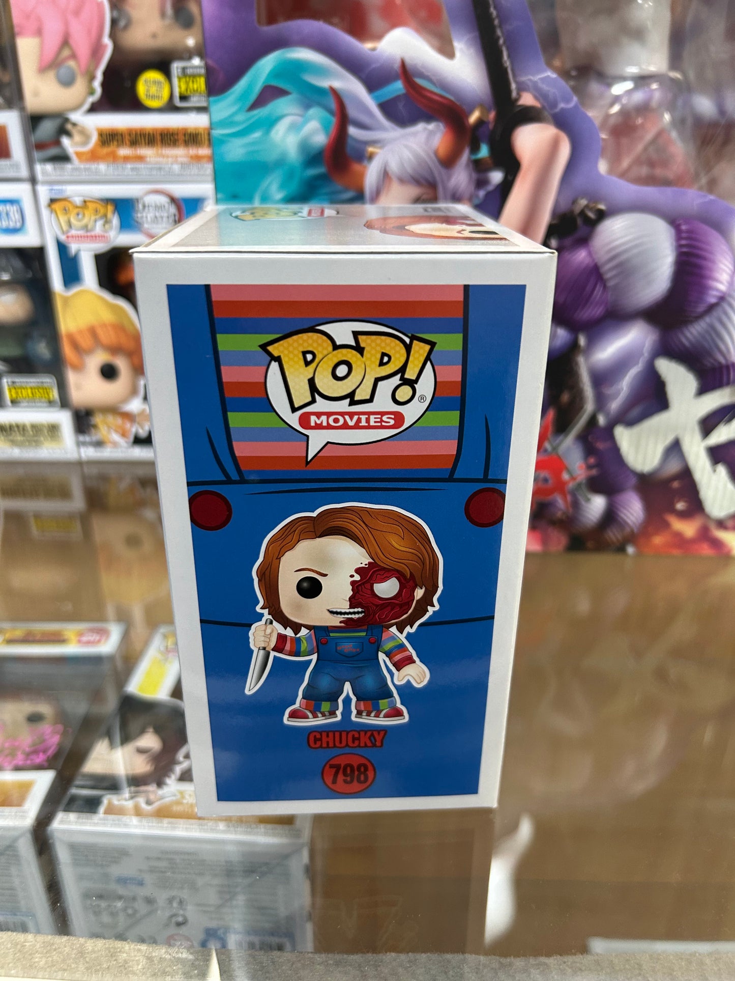 **NOT MINT**   FUNKO POP! MOVIES Chucky #798 Walmart Exclusive