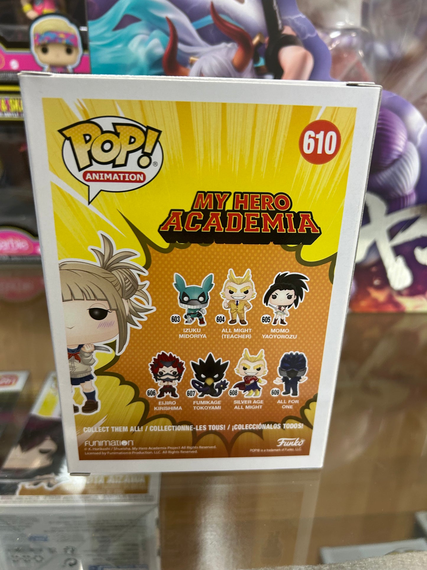 **NOT MINT** FUNKO POP! ANIMATION Himiko Toga #610 AAA Anime Exclusive