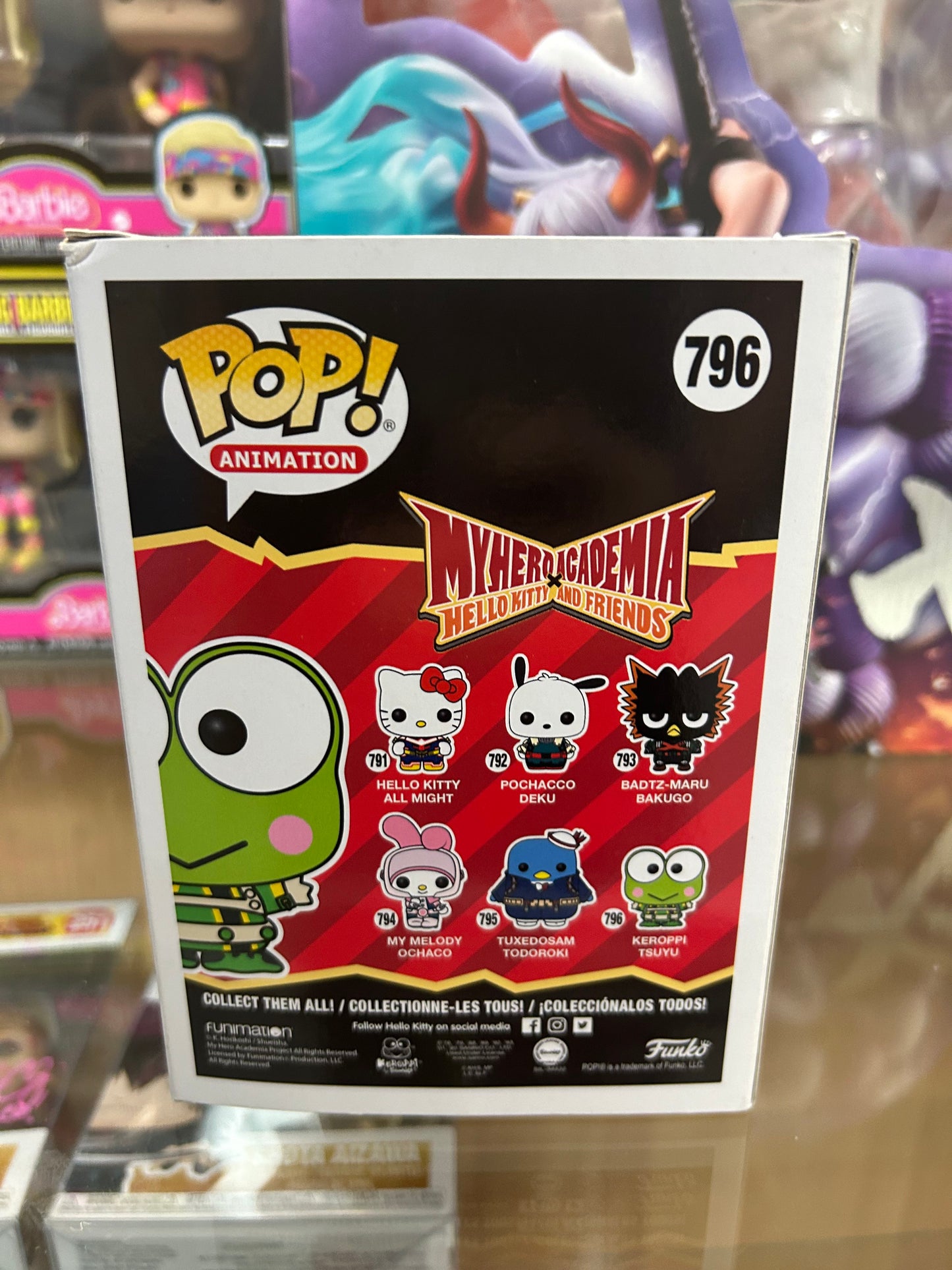 **NOT MINT** FUNKO POP! ANIMATION Keroppi Tsuyu #796