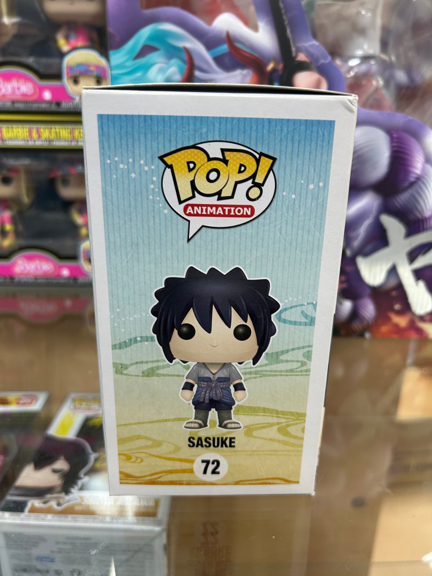 **NOT MINT** PRE RELEASE (NO STICKER) FUNKO POP! ANIMATION Sasuke #72