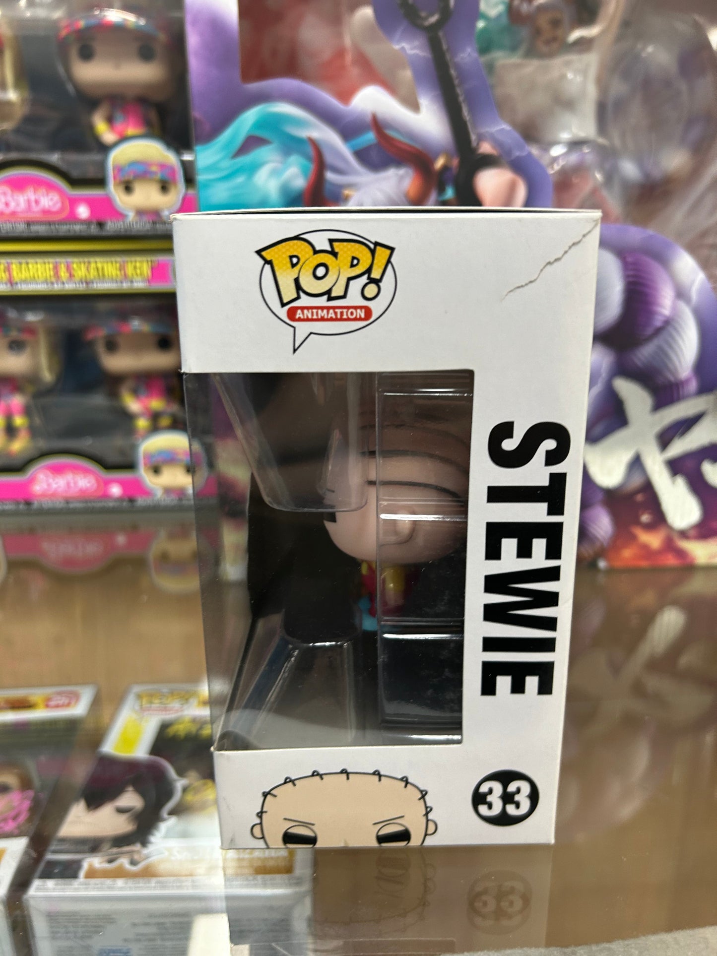 **NOT MINT** FUNKO POP! ANIMATION Stewie #33