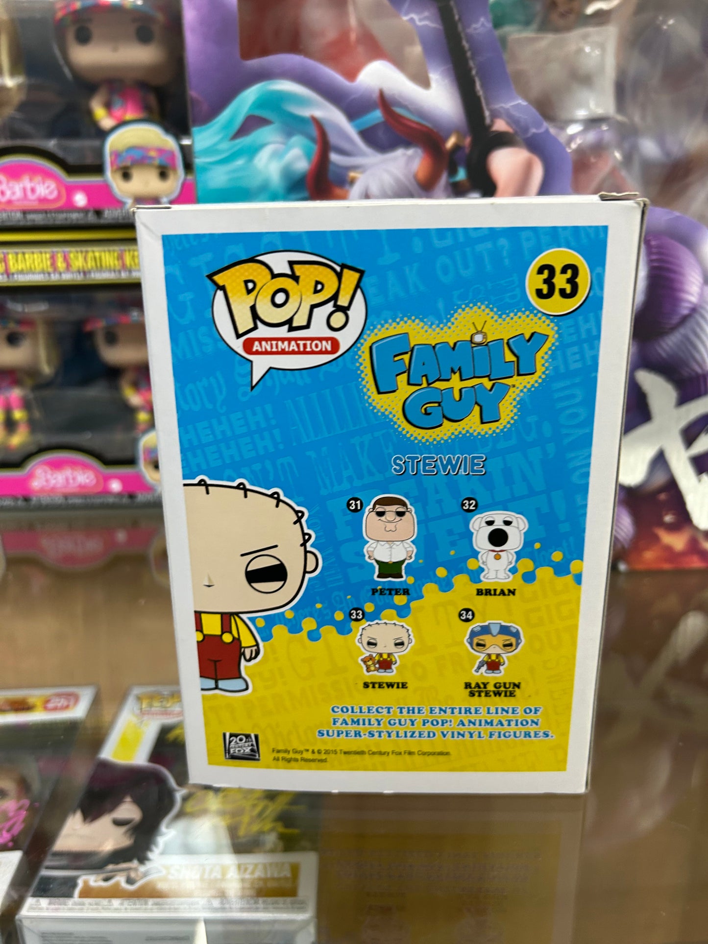 **NOT MINT** FUNKO POP! ANIMATION Stewie #33