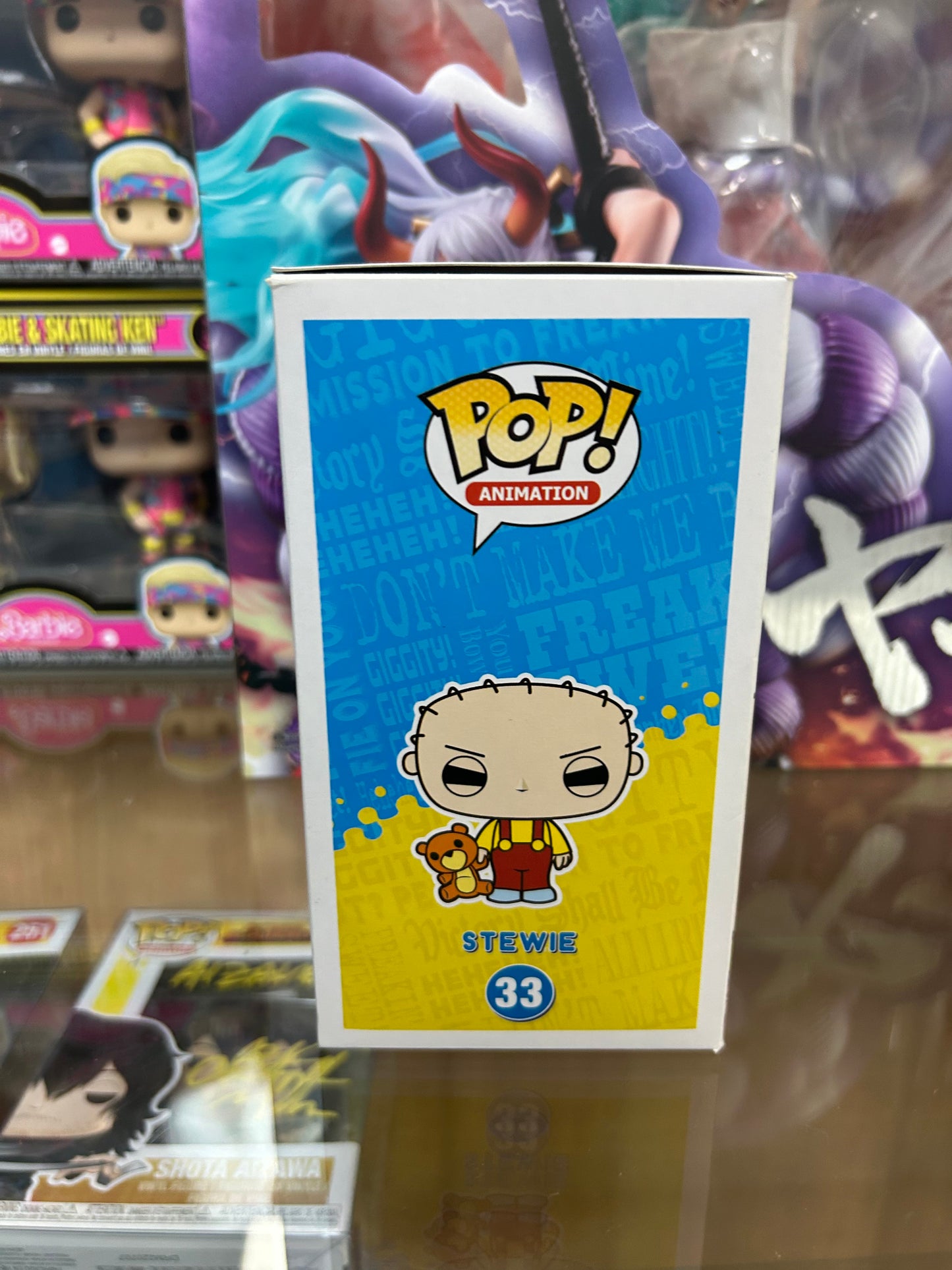 **NOT MINT** FUNKO POP! ANIMATION Stewie #33