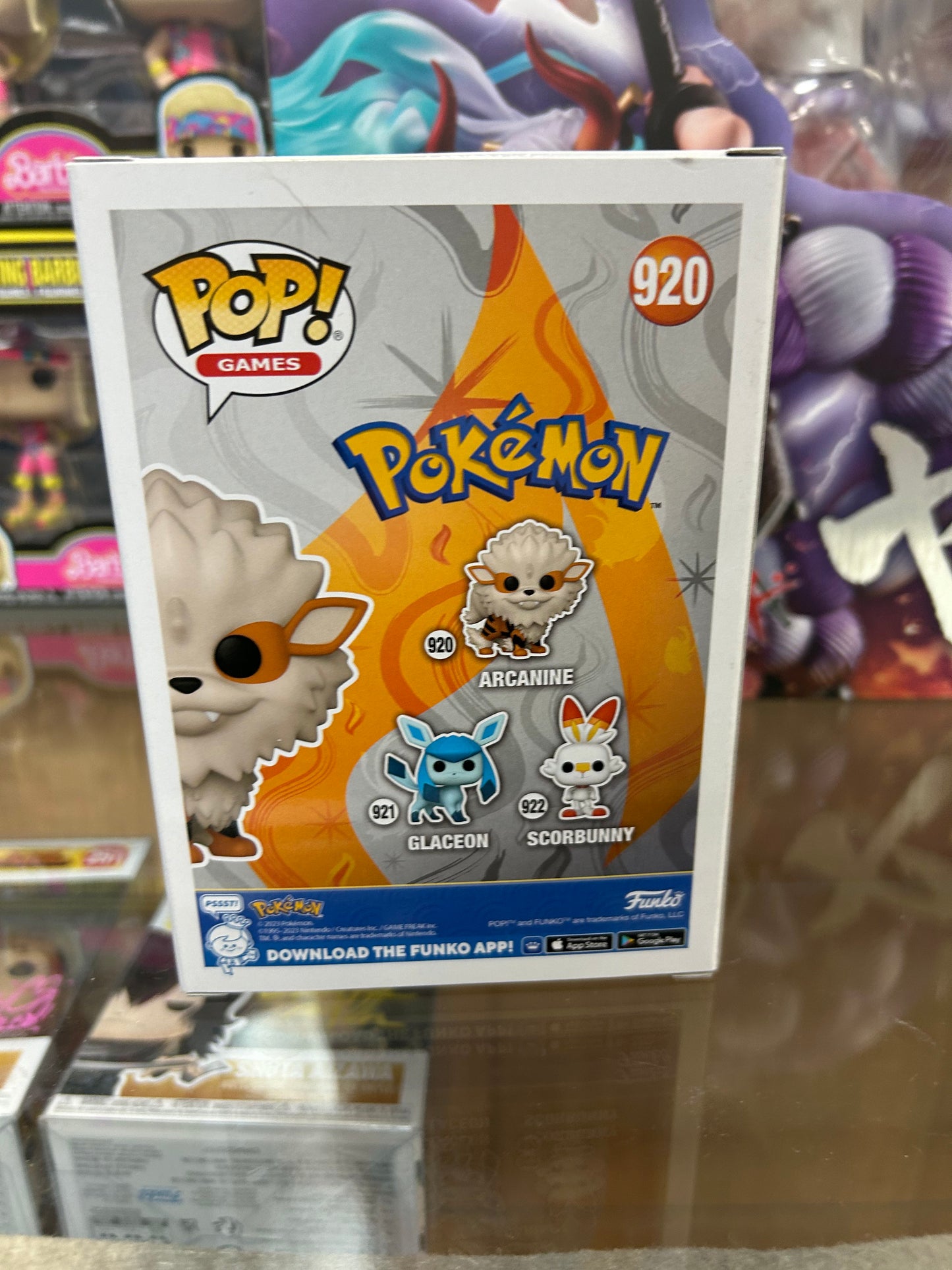 **NOT MINT** FUNKO POP! GAMES Arcanine #920