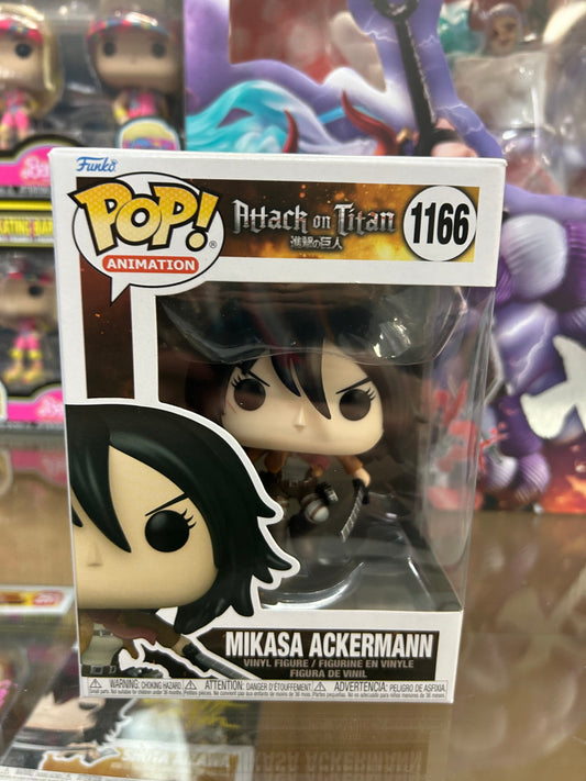 **NOT MINT** FUNKO POP! ANIMATION Mikasa Ackermann #1166