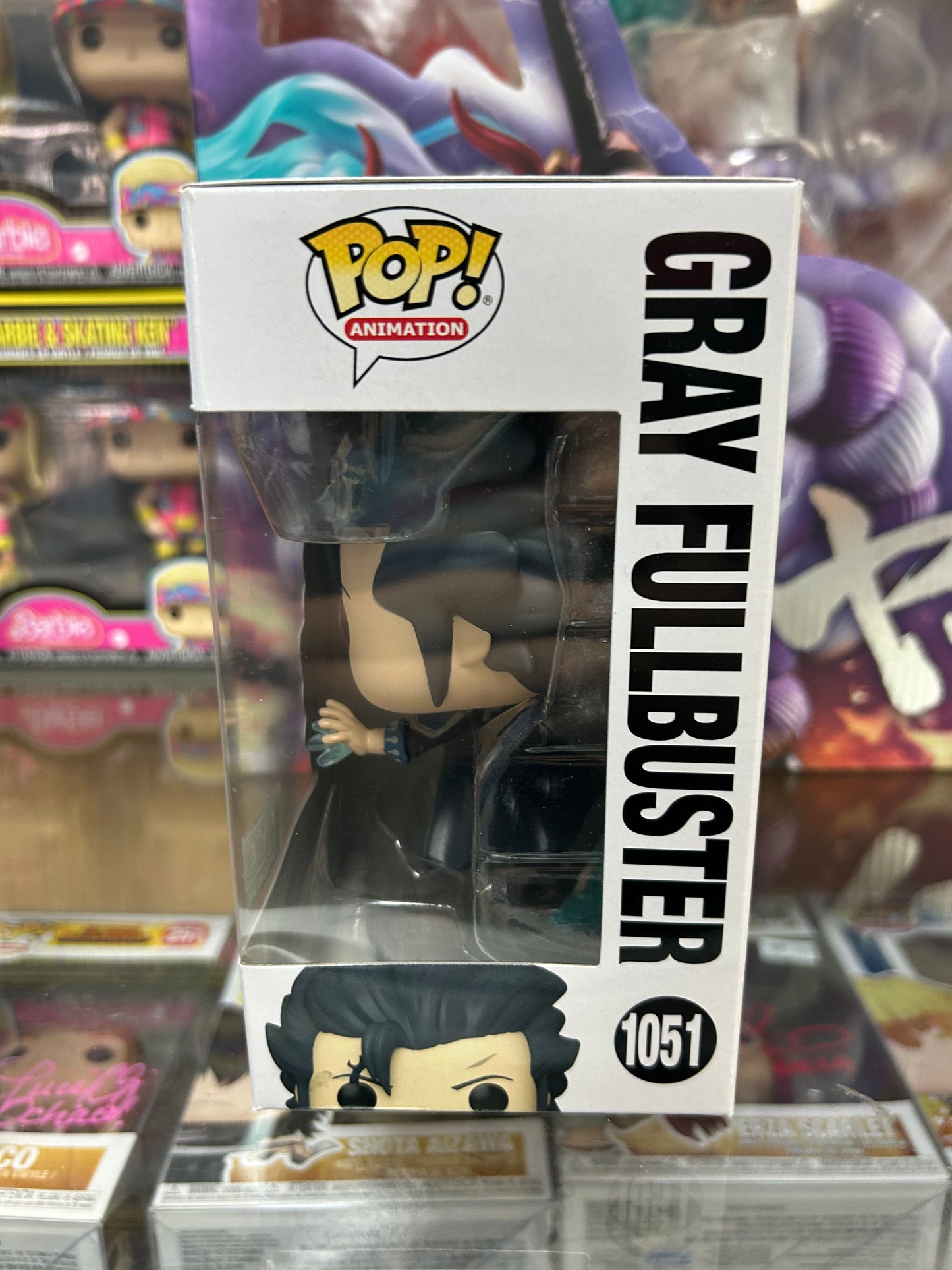 **NOT MINT**  FUNKO POP! ANIMATION Gray Fullbuster #1051 FYE Exclusive