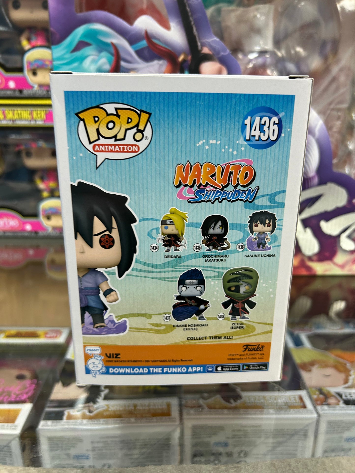 **Not Mint** FUNKO POP! ANIMATION Sasuke Uchiha #1436