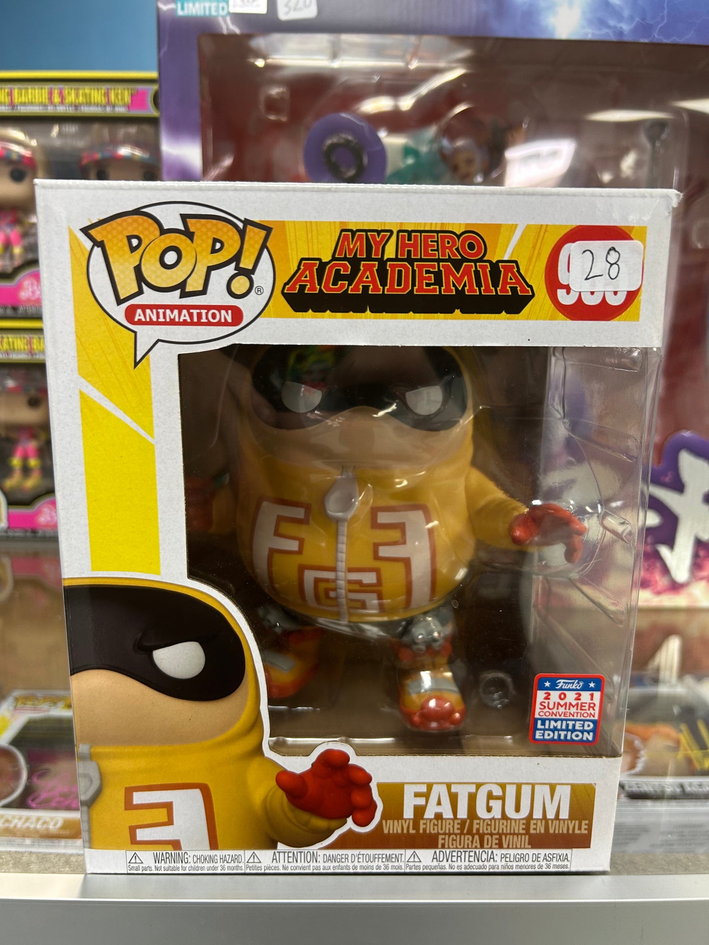 **NOT MINT** FUNKO POP! ANIMATION Fatgum #985 Shared Sticker