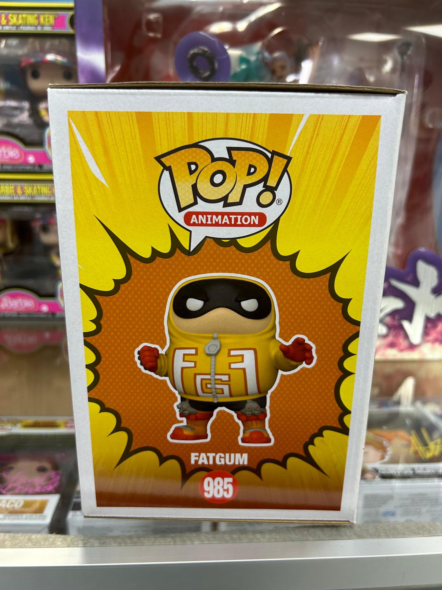 **NOT MINT** FUNKO POP! ANIMATION Fatgum #985 Shared Sticker