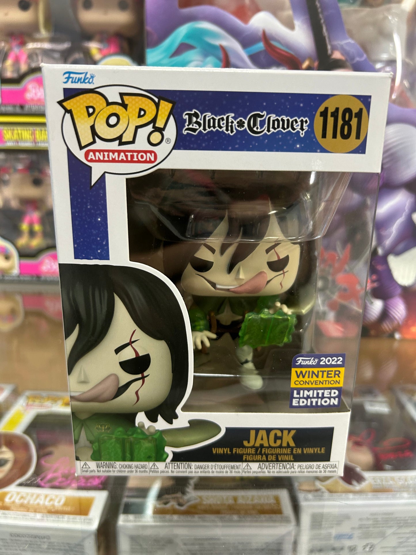 **NOT MINT** FUNKO POP! ANIMATION Jack #1181 Shared Sticker