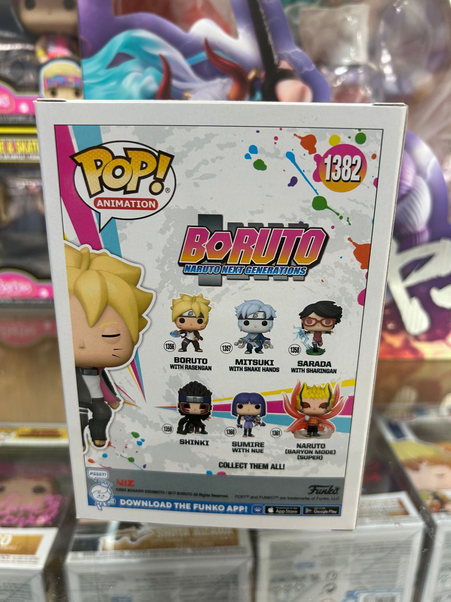 **NOT MINT** FUNKO POP! ANIMATION Boruto #1382 SDCC Exclusive