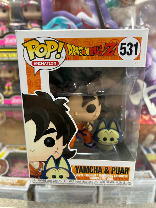 **NOT MINT** FUNKO POP! ANIMATION Yamcha and Puar #531